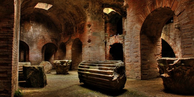 ruinas en Nápoles